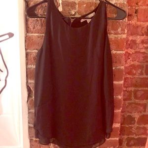 Flowy, Black Tank Top